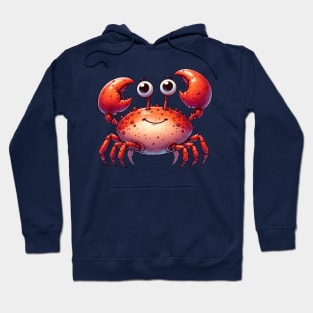 Funny crab illustration Hoodie